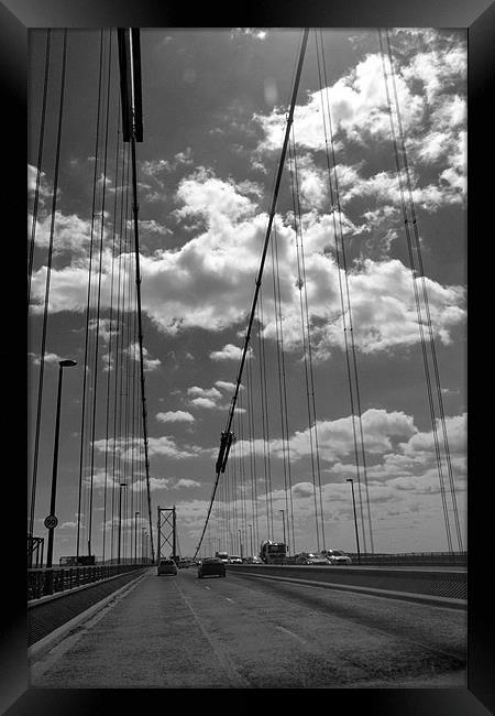 Forth Road Bridge Framed Print by Shaun Cope