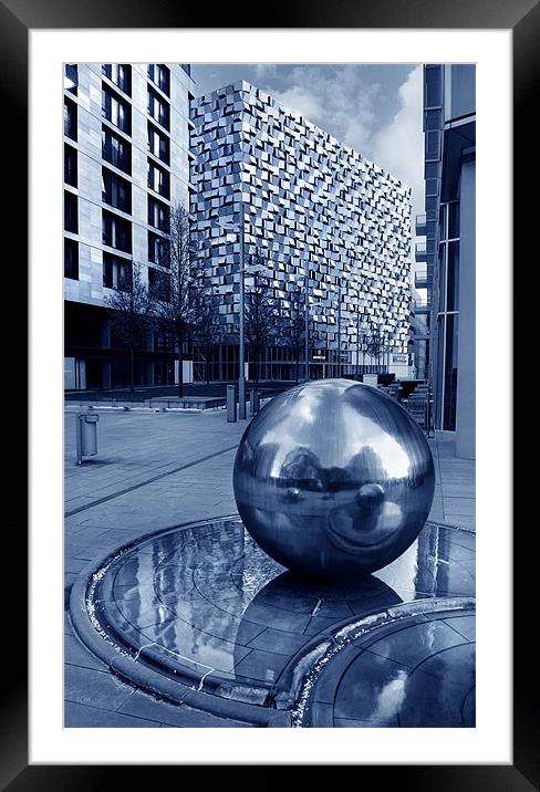 Millennium Square, Sheffield Framed Mounted Print by Darren Galpin