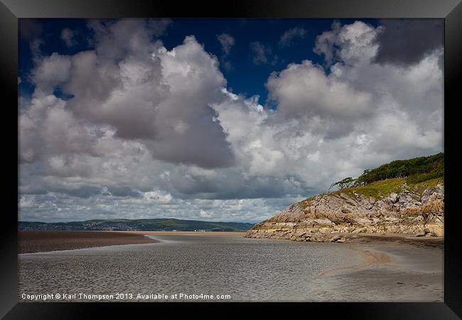 Morecambe Bay Framed Print by Karl Thompson