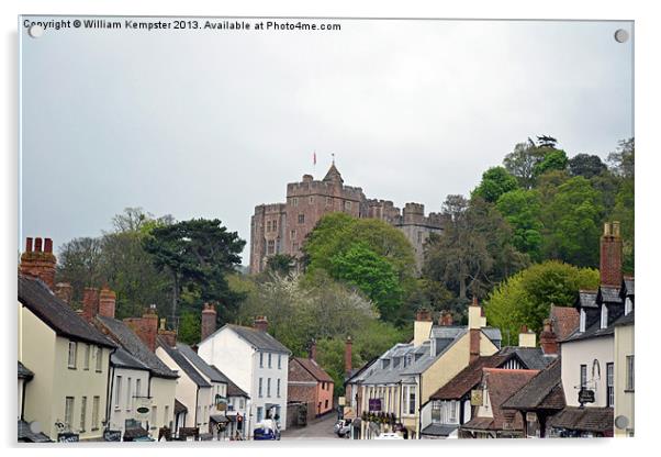 Dunster Castle Acrylic by William Kempster
