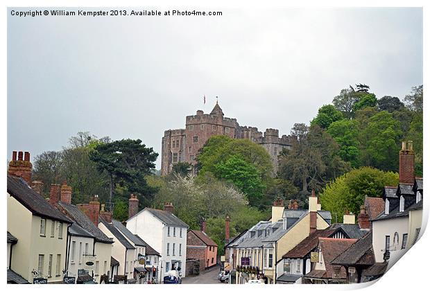 Dunster Castle Print by William Kempster