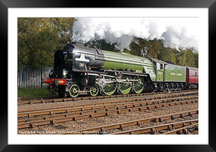 Steam train 60163 Tornado Framed Mounted Print by David Birchall