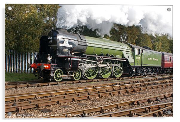 Steam train 60163 Tornado Acrylic by David Birchall