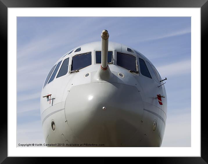 Vickers VC-10 ZD241 Framed Mounted Print by Keith Campbell