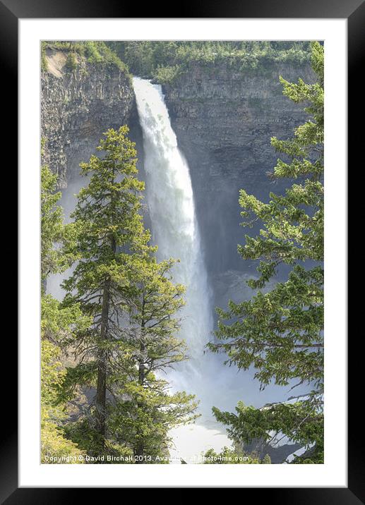 Helmcken Falls, Canada Framed Mounted Print by David Birchall