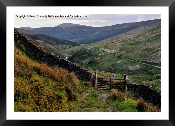 Dunsop Valley Framed Mounted Print by Jason Connolly