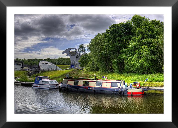 The Forth and Clyde Canal Framed Mounted Print by Tom Gomez