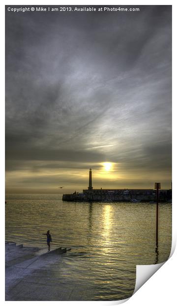 Margate harbour Print by Thanet Photos