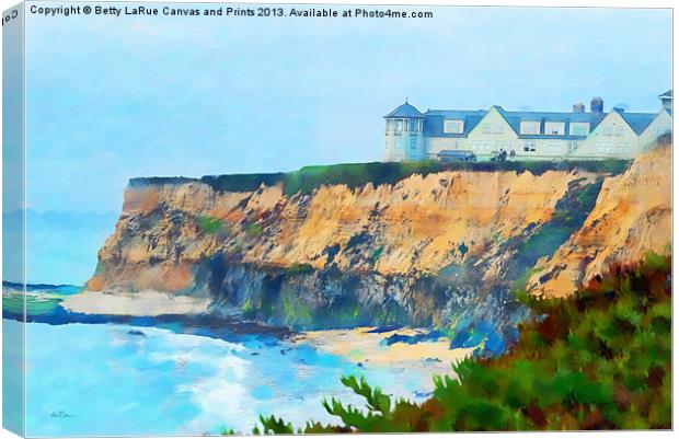 Half Moon Bay Revisited Canvas Print by Betty LaRue