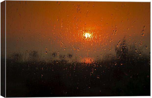 Steamy Sunrise Canvas Print by Arfabita  