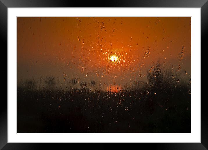 Steamy Sunrise Framed Mounted Print by Arfabita  