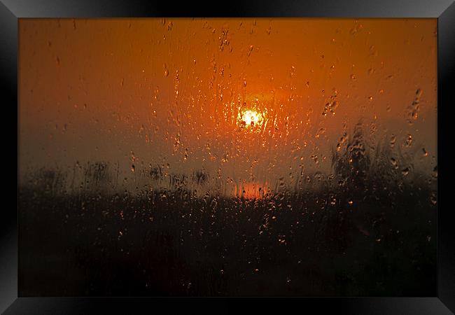 Steamy Sunrise Framed Print by Arfabita  