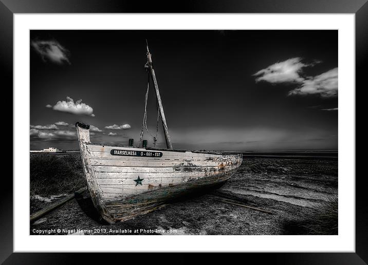 Tuna Fishing Boat Framed Mounted Print by Wight Landscapes