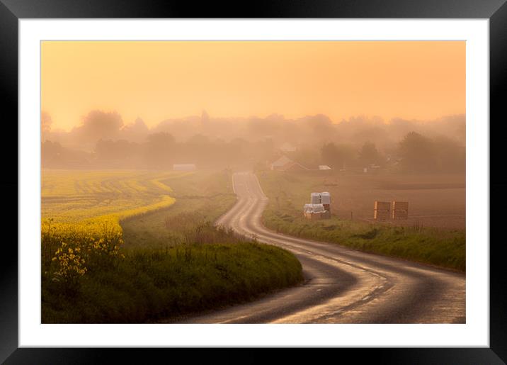 Road to Hemsby Framed Mounted Print by Stephen Mole