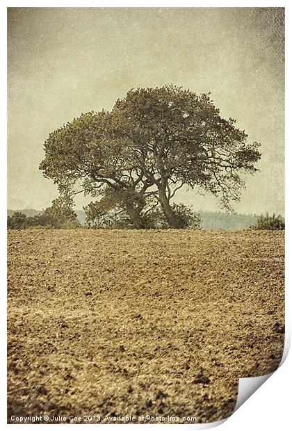 Muted Tree Print by Julie Coe