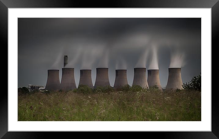 Power and Pollution Framed Mounted Print by Nigel Jones