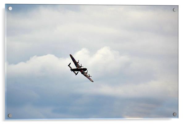 Lancaster Bomber Acrylic by Shaun Cope