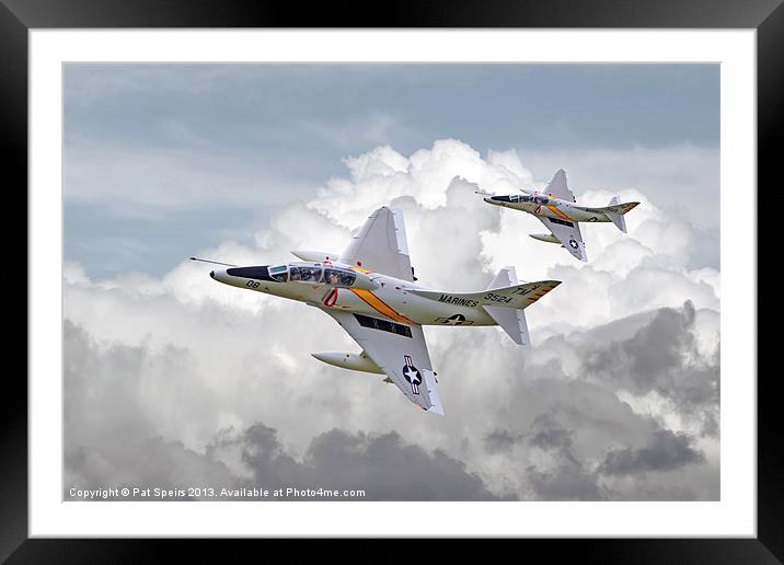 Skyhawk A4 Framed Mounted Print by Pat Speirs