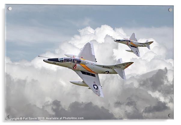 Skyhawk A4 Acrylic by Pat Speirs