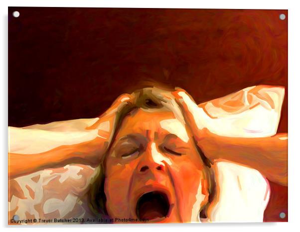Morning Scream Acrylic by Trevor Butcher