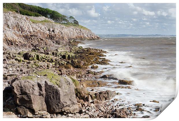 Towards Morecambe Print by Karl Thompson