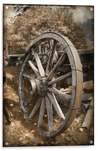 Wagon Wheel Acrylic by David Birchall