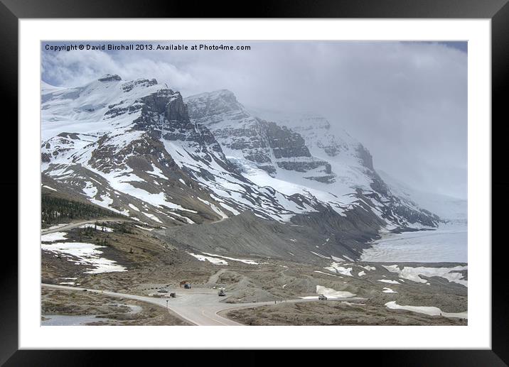 Icefields Parkway, Alberta, Canada Framed Mounted Print by David Birchall