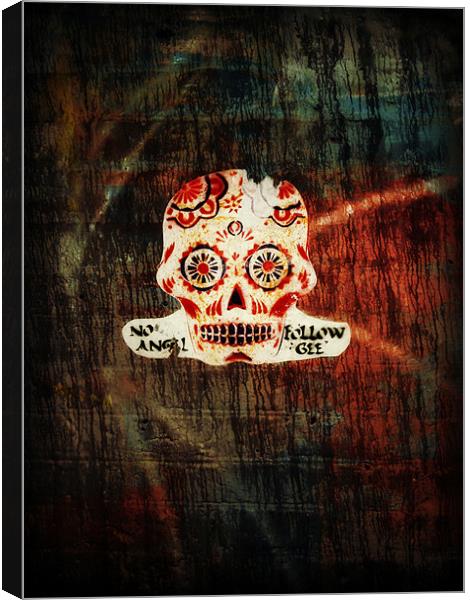 sugar skull Canvas Print by Heather Newton