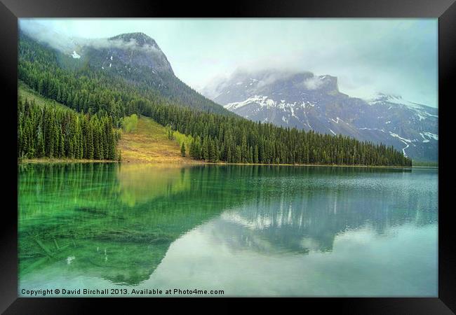 Emerald Lake, Canada Framed Print by David Birchall