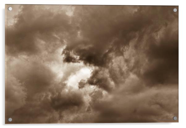 Sepia Sky Acrylic by David Pyatt