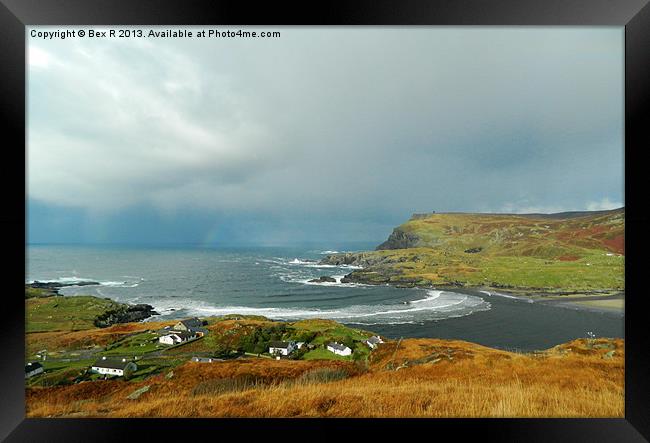 Glencolmcille, Ireland Framed Print by Bex R