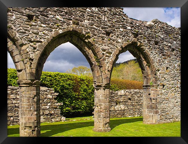 Cymer Abbey, Snowdonia, Wales, UK Framed Print by Mark Llewellyn