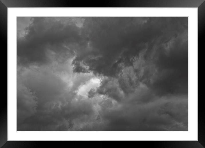 The Storm Framed Mounted Print by David Pyatt