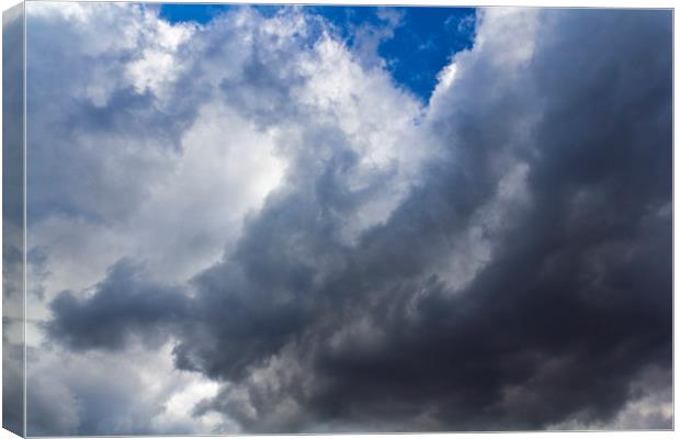 Storm Approaching Canvas Print by David Pyatt
