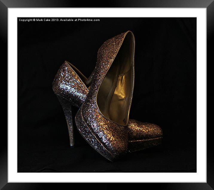 Dancing shoes Framed Mounted Print by Mark Cake