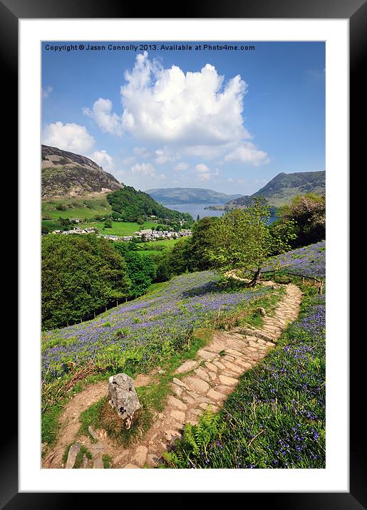The Path To Glenridding Framed Mounted Print by Jason Connolly