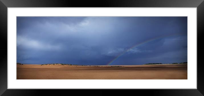 STORM OVER THE DUNES Framed Mounted Print by Anthony R Dudley (LRPS)
