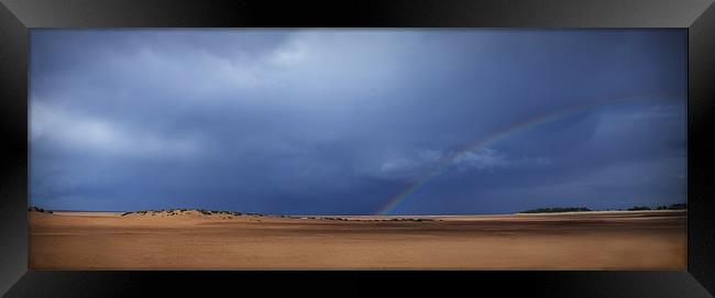 STORM OVER THE DUNES Framed Print by Anthony R Dudley (LRPS)