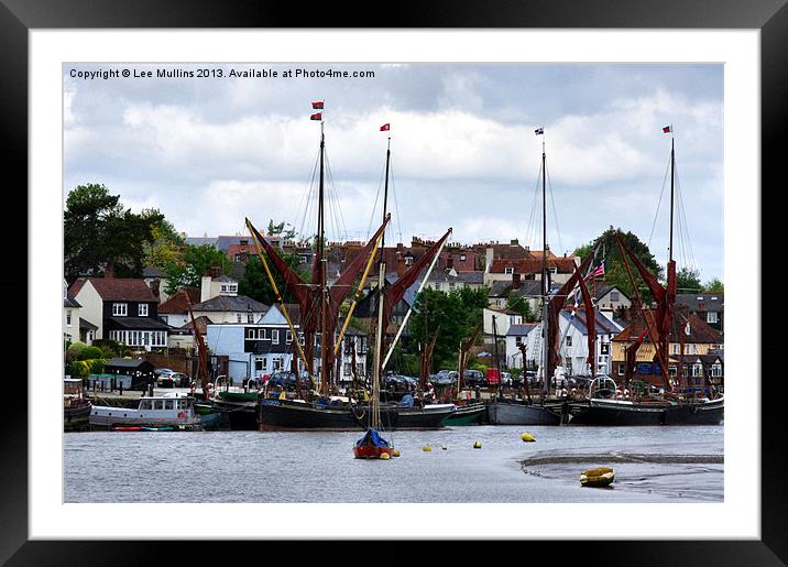 Maldon quay Framed Mounted Print by Lee Mullins