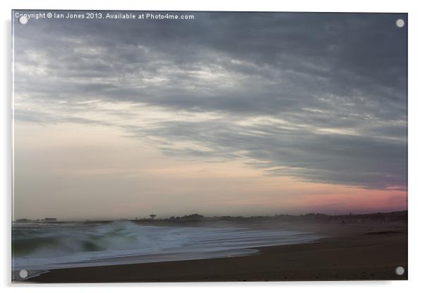 Seascape after sunset Acrylic by Ian Jones