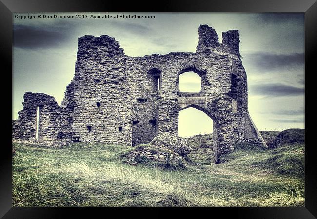 Pennard Castle Framed Print by Dan Davidson