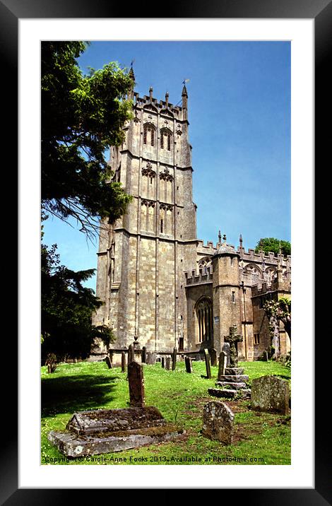 Saint James Church Chipping Campden Framed Mounted Print by Carole-Anne Fooks