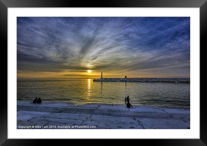 Margate harbor and steps Framed Mounted Print by Thanet Photos