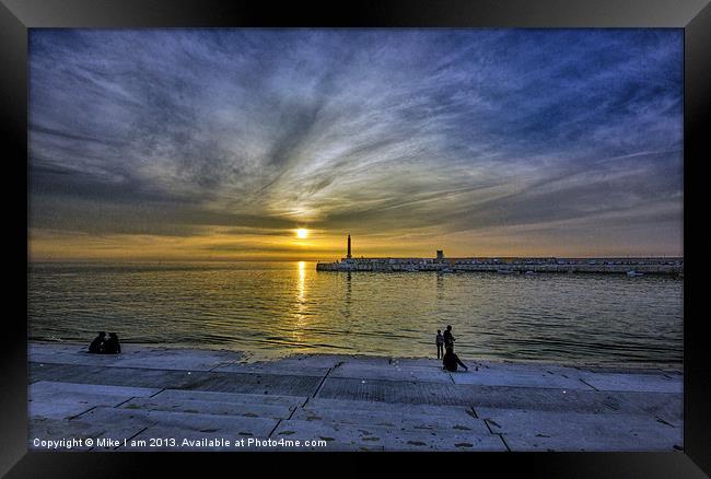 Margate harbor and steps Framed Print by Thanet Photos