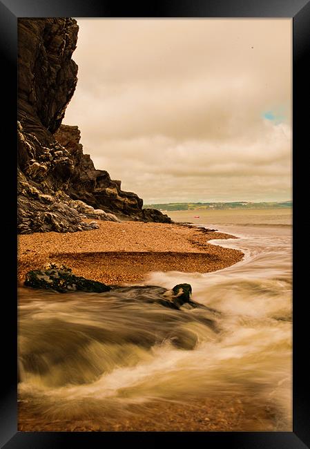 Land meets Sea Framed Print by Ben Prior