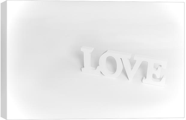 Pure white love Canvas Print by Ian Johnston  LRPS