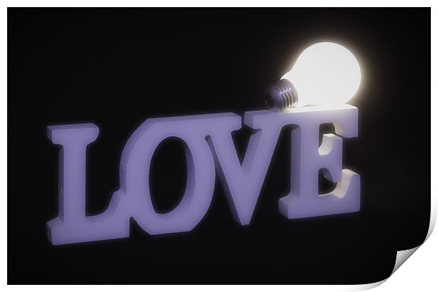 The soft Power of Love Print by Ian Johnston  LRPS