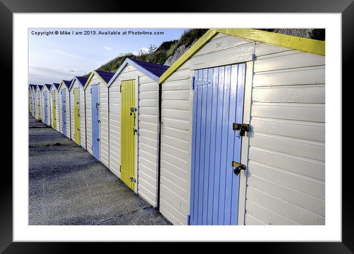 Beach chalets Framed Mounted Print by Thanet Photos