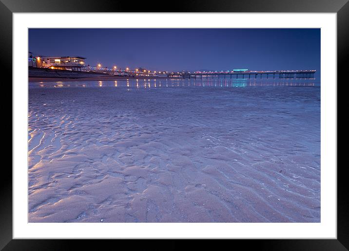 Ripples in the sand Framed Mounted Print by Steven Dunn-Sims