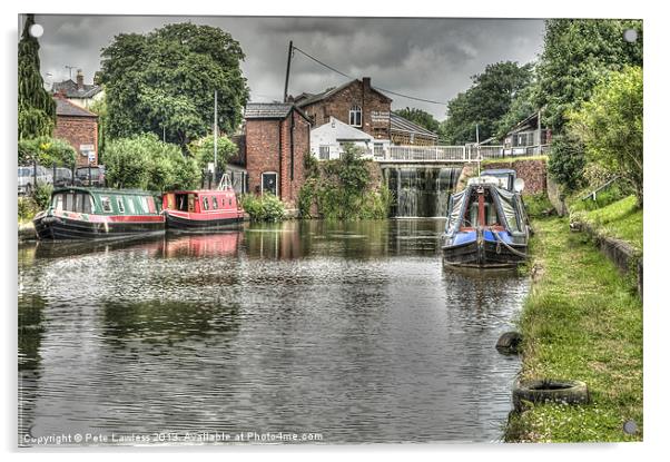 Chester Urban Waterways series Acrylic by Pete Lawless
